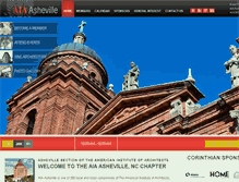 Tablet Screenshot of aiaasheville.org